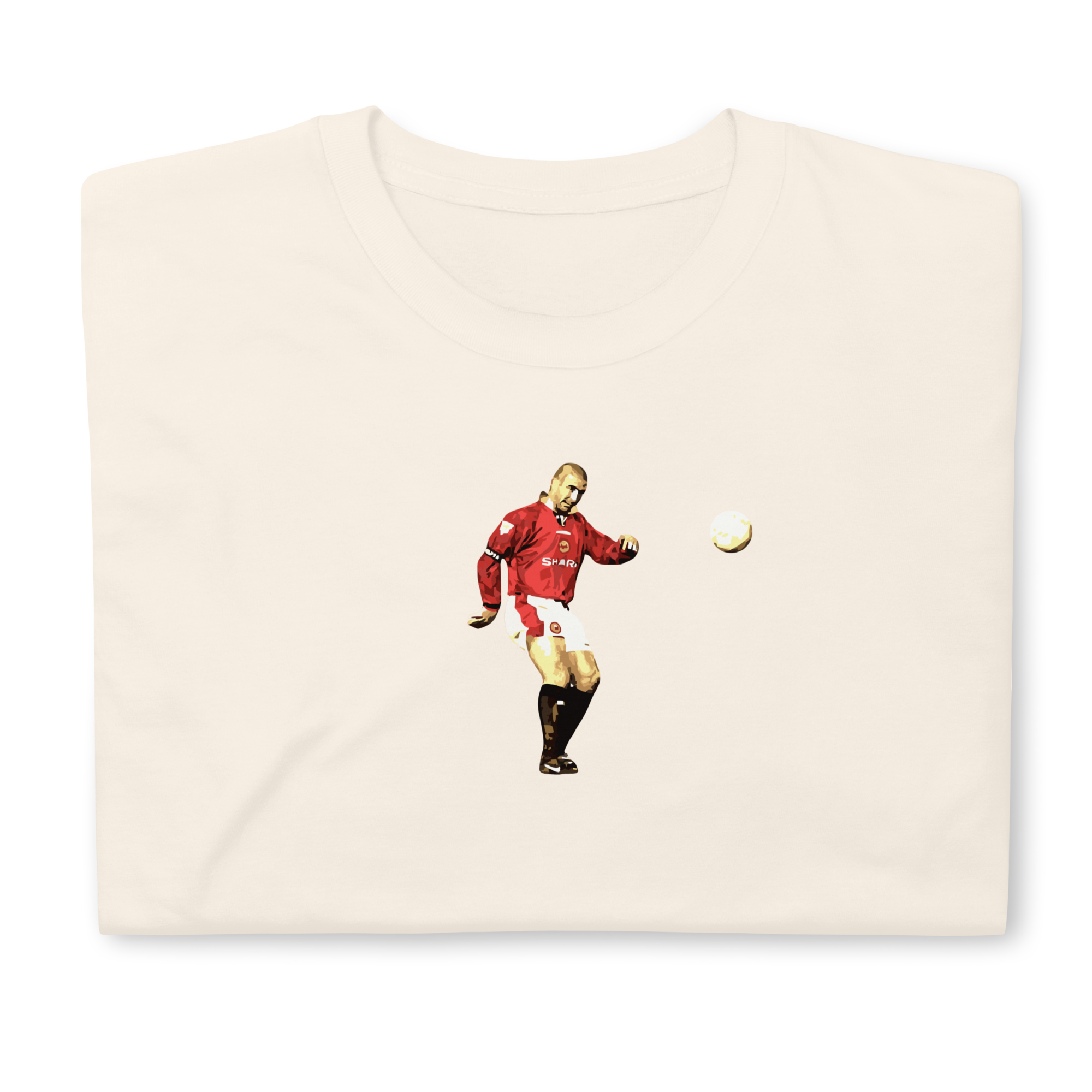 Manchester United - Cantona Chip vs Sunderland | Printed Club Classic T-Shirt