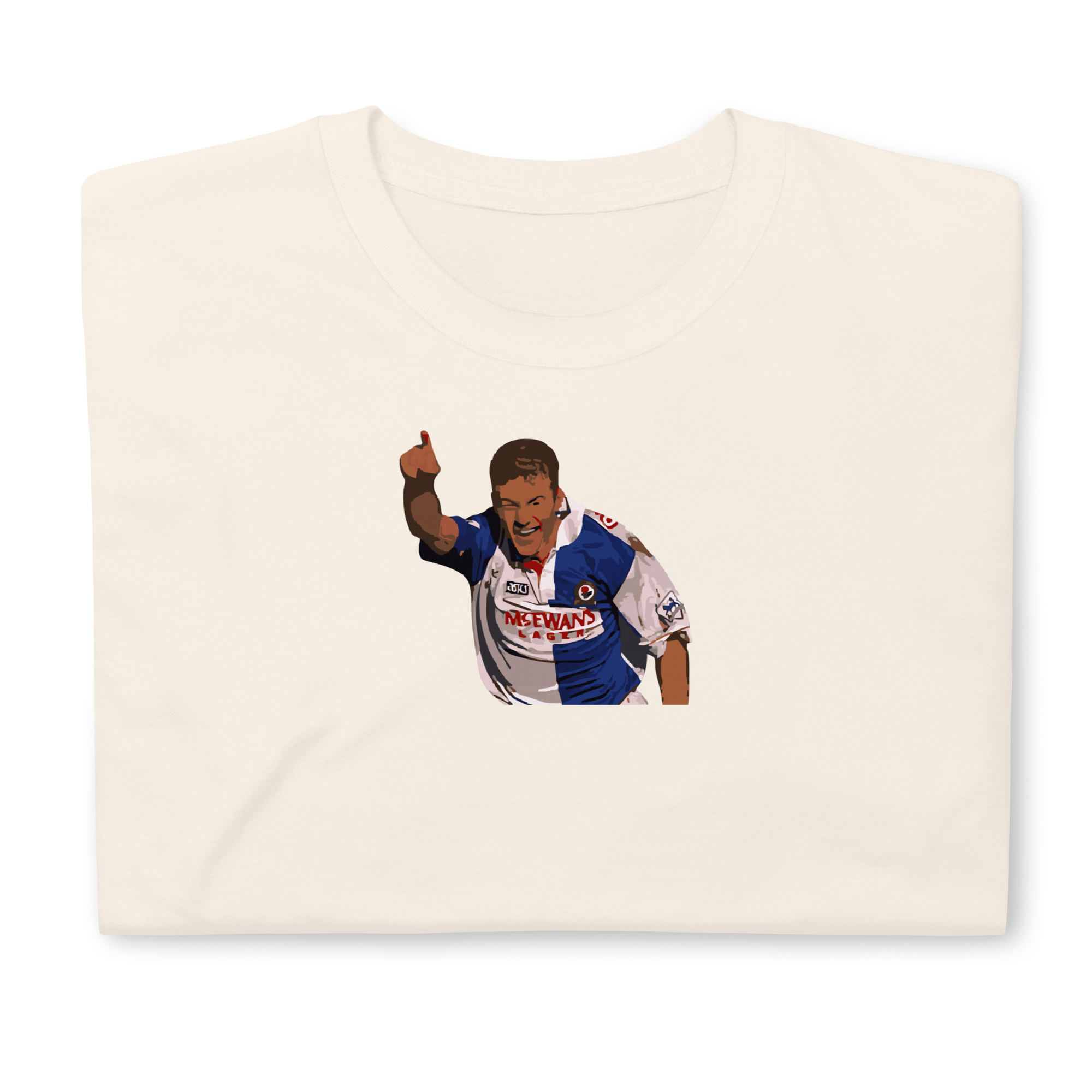 Blackburn Rovers - Shearer | Printed Club Classic T-Shirt