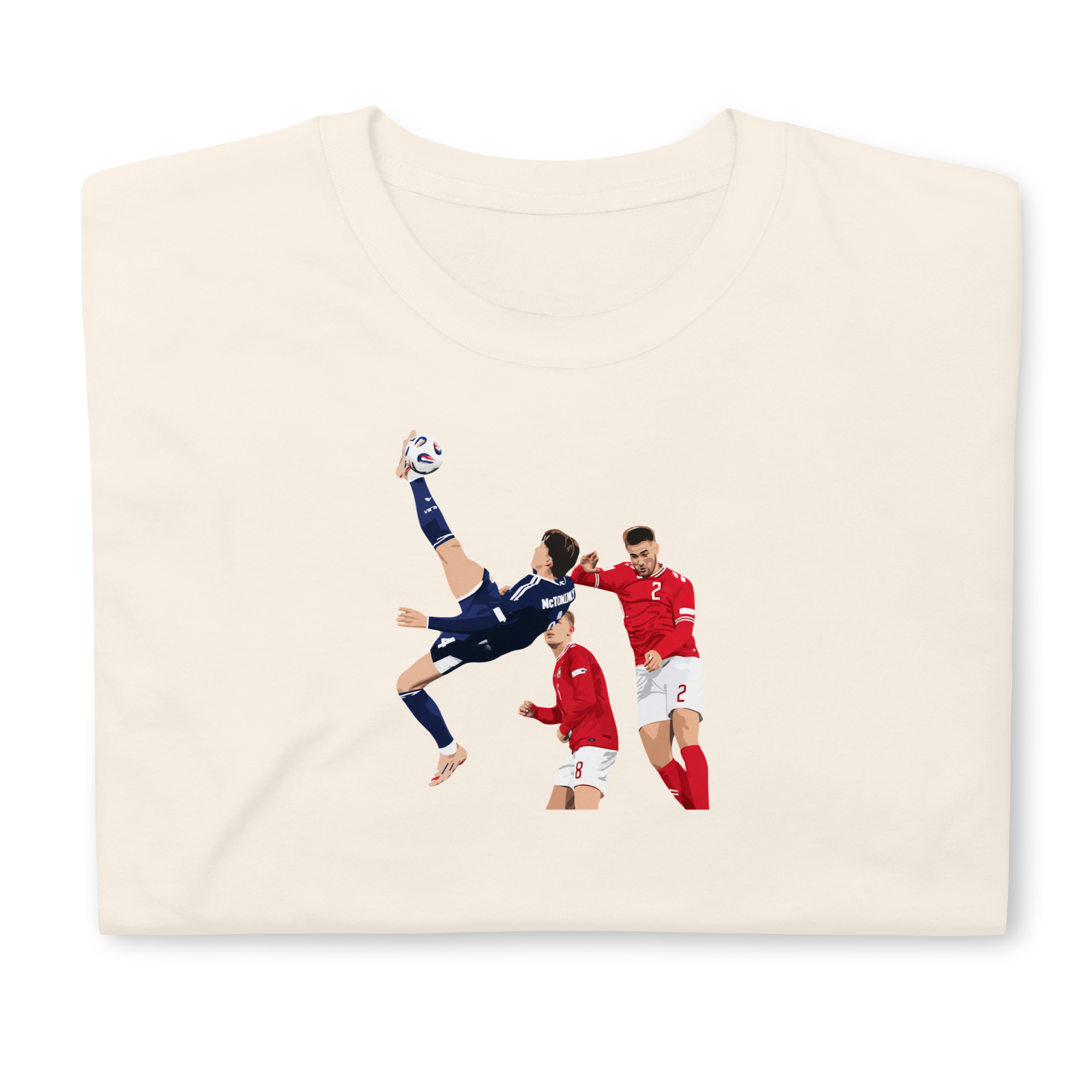 Scotland - McTominay vs Denmark | Printed Club Classic T-Shirt