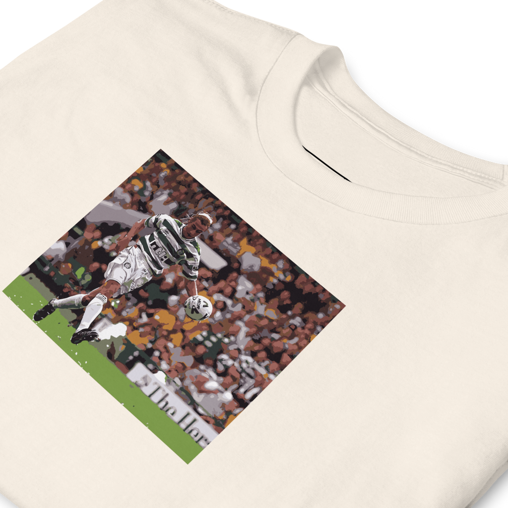Celtic - Larsson Chip vs Rangers | Printed Club Classic T-Shirt