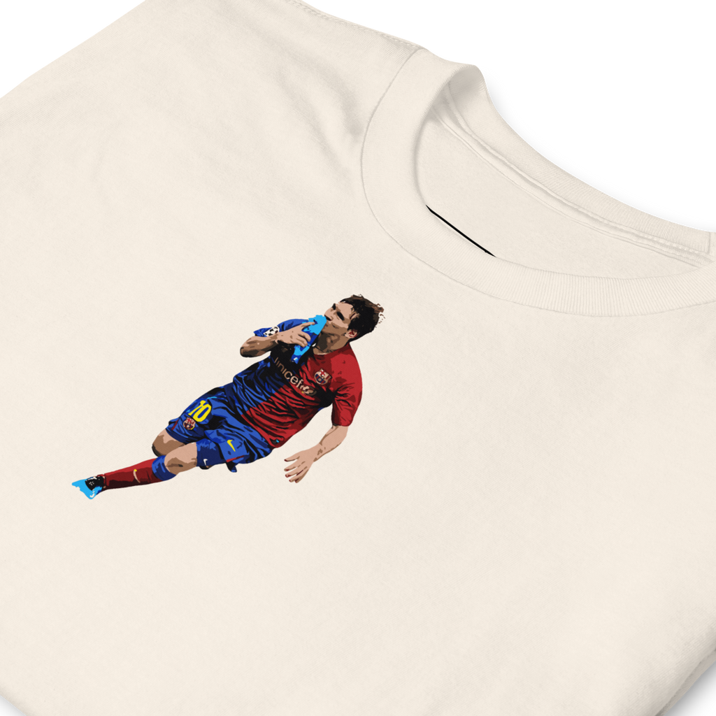 Barcelona - Leo vs Man Utd UCL Final 2009 | Printed Club Classic T-Shirt