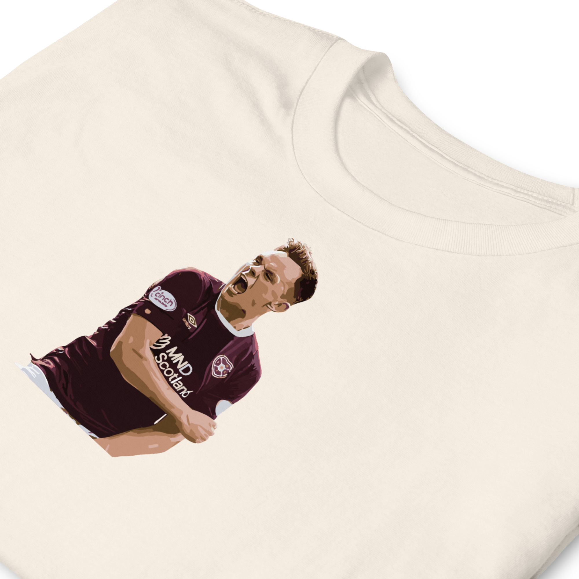 Heart Of Midlothian - Shankland | Printed Club Classic T-Shirt