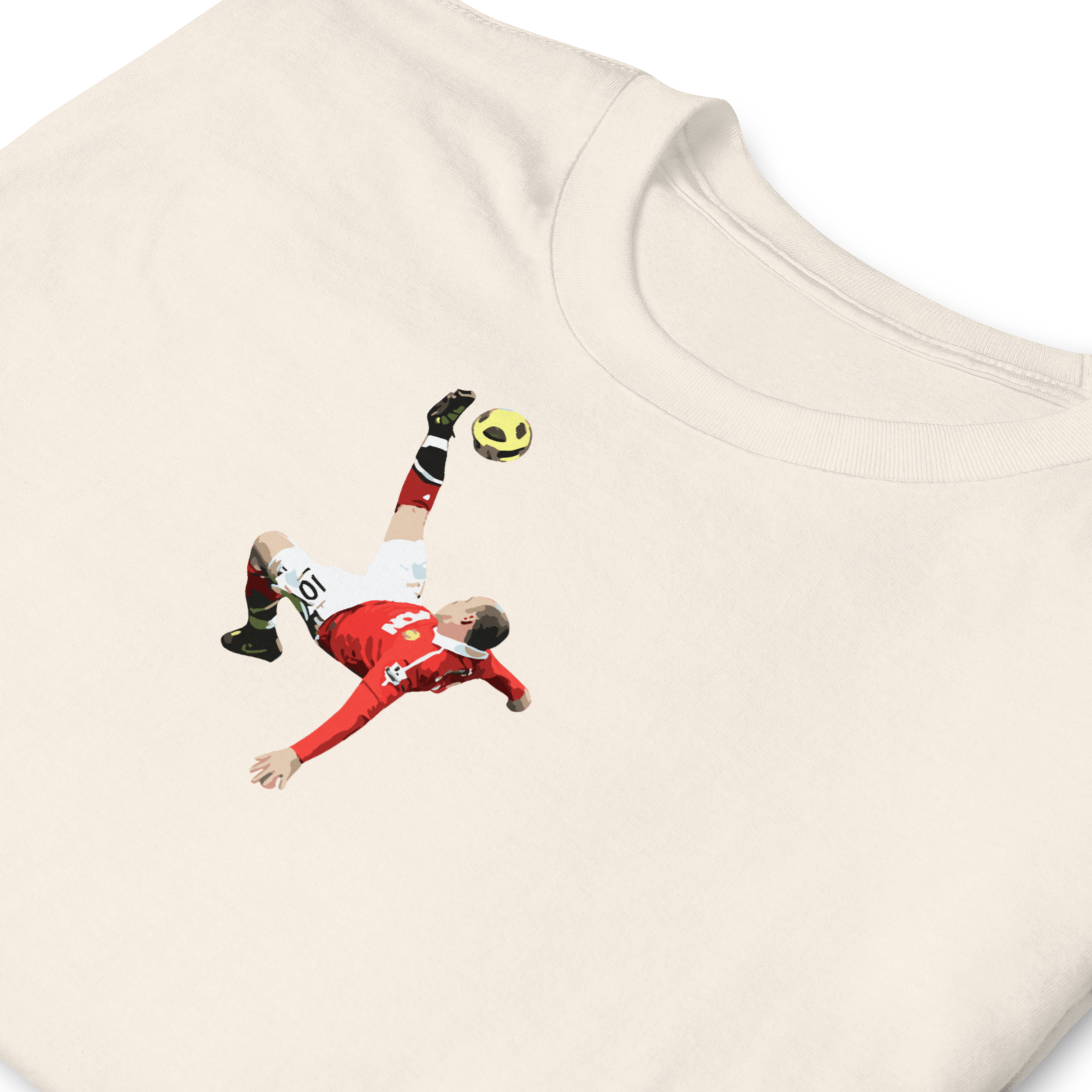 Manchester United - Rooney Overhead vs City | Printed Club Classic T-Shirt