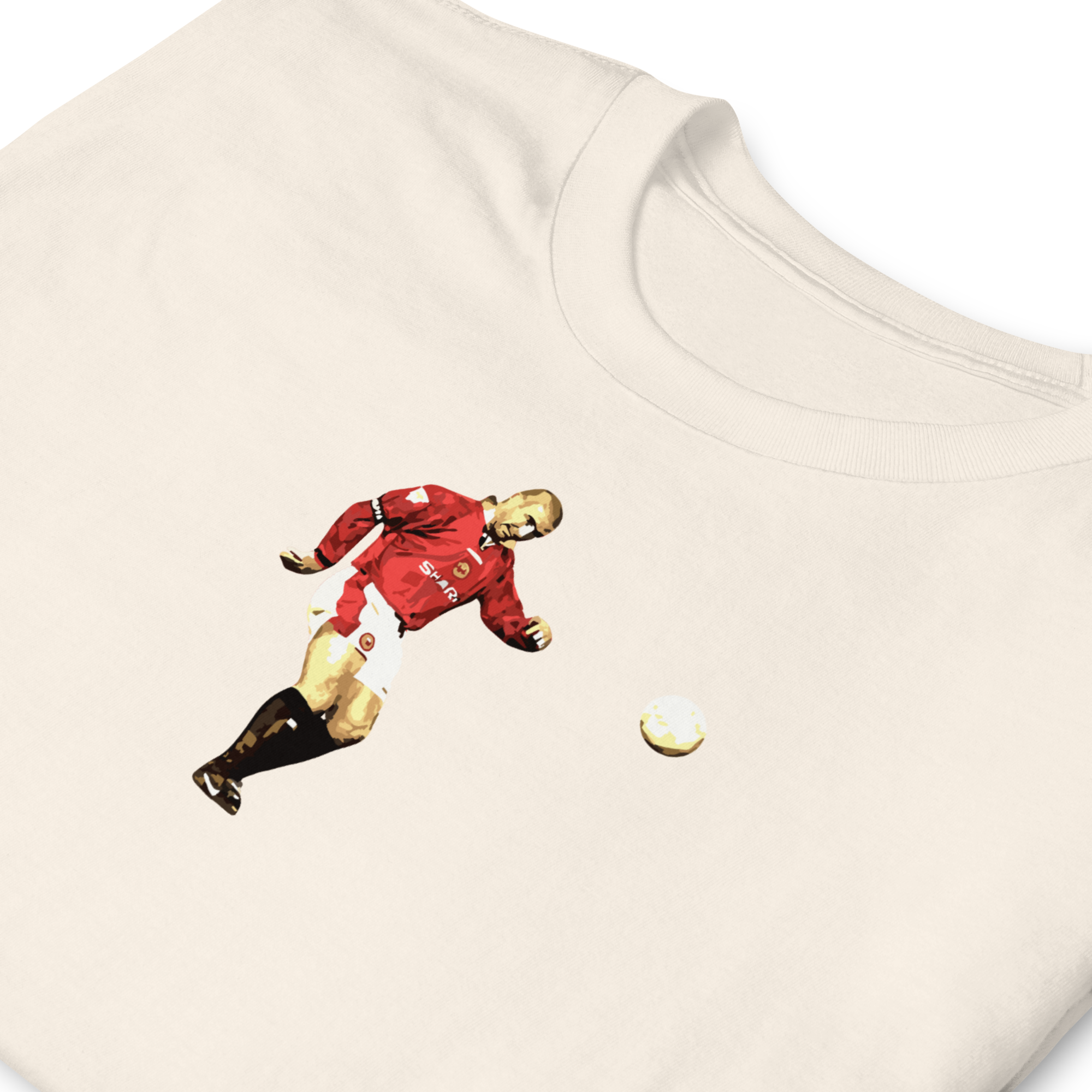 Manchester United - Cantona Chip vs Sunderland | Printed Club Classic T-Shirt