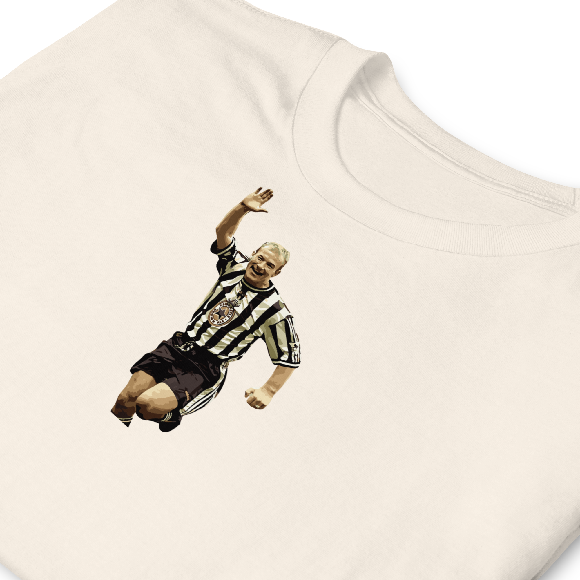 Newcastle United - Shearer 9 | Printed Club Classic T-Shirt