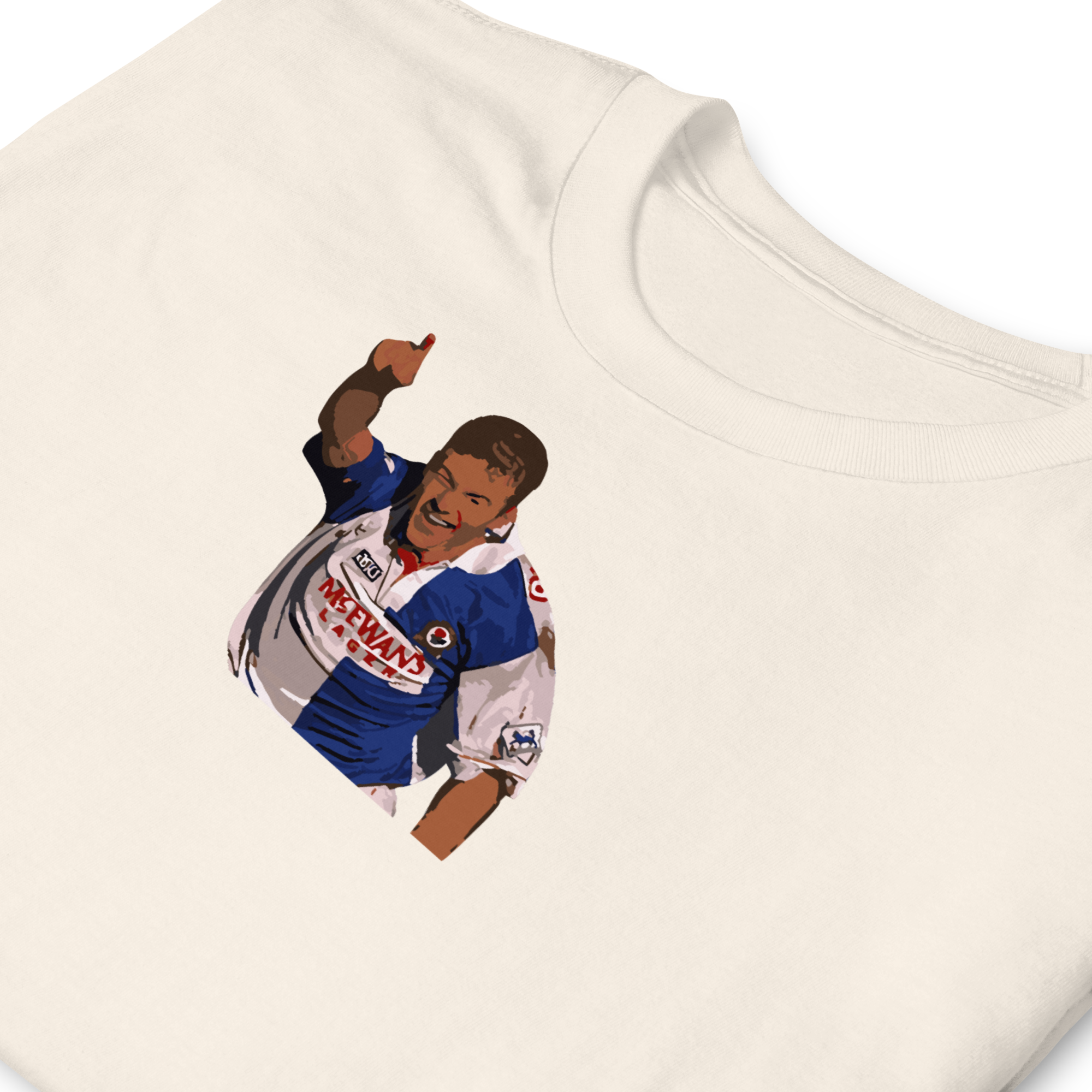 Blackburn Rovers - Shearer | Printed Club Classic T-Shirt