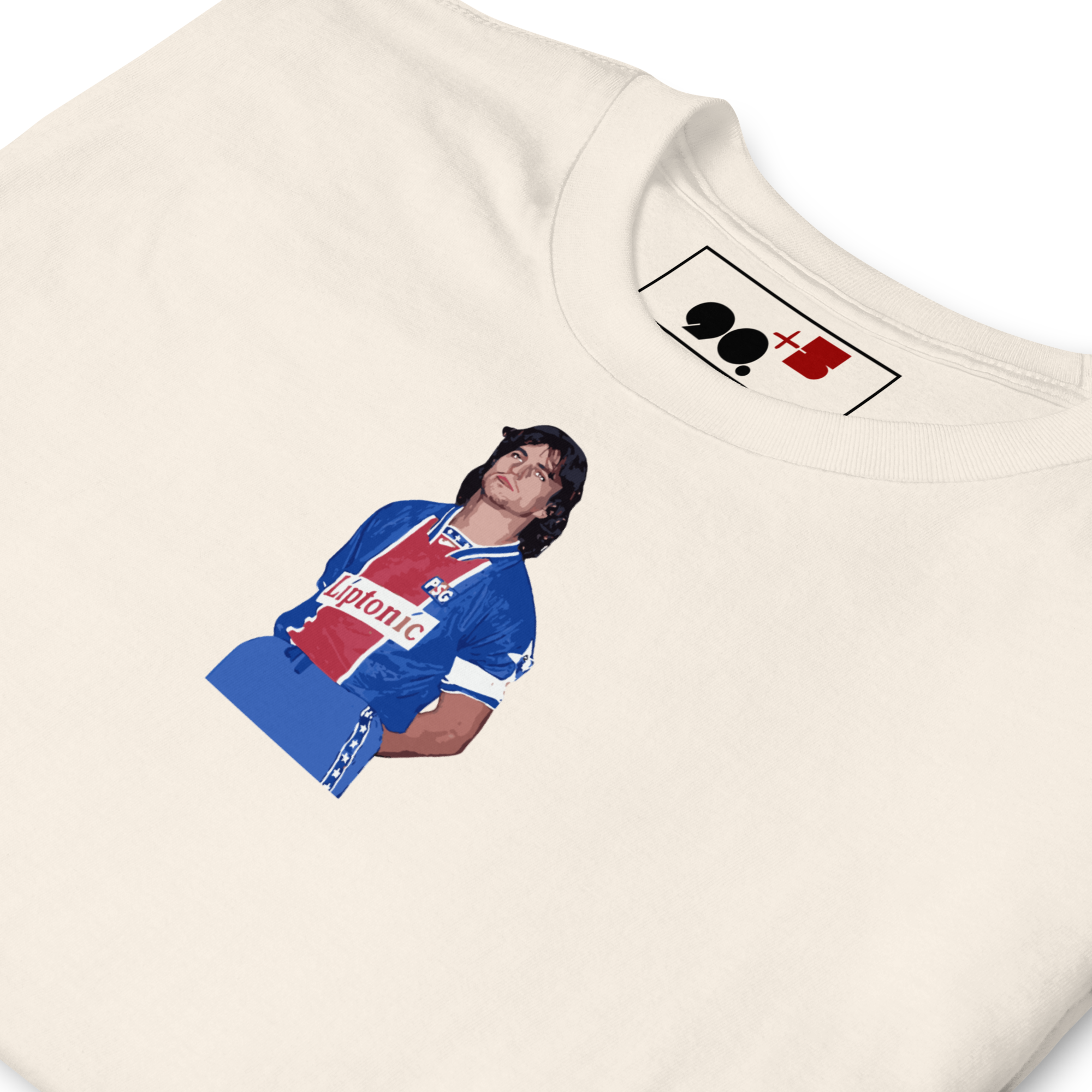 PSG - Ginola | Printed Club Classic T-Shirt