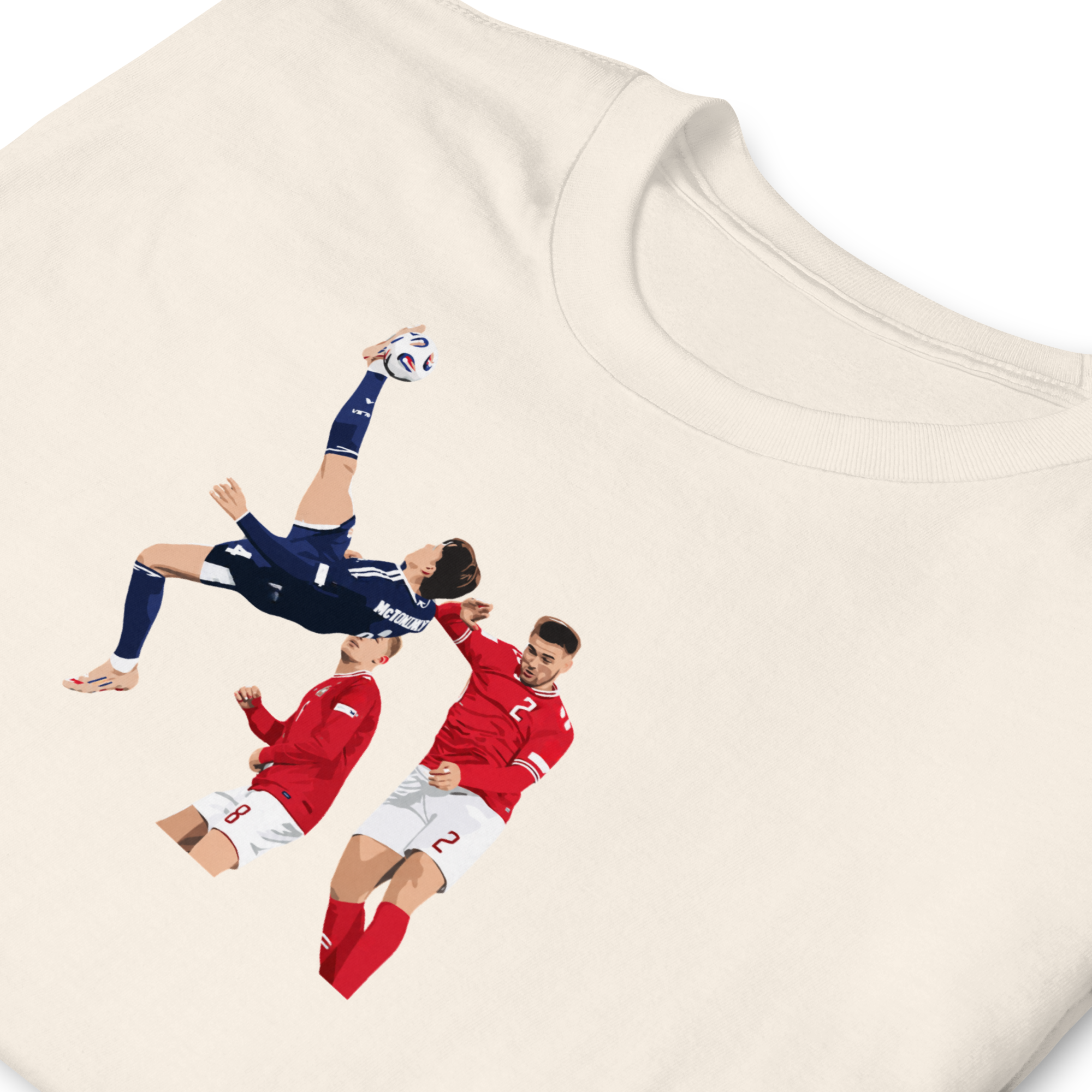Scotland - McTominay vs Denmark | Printed Club Classic T-Shirt