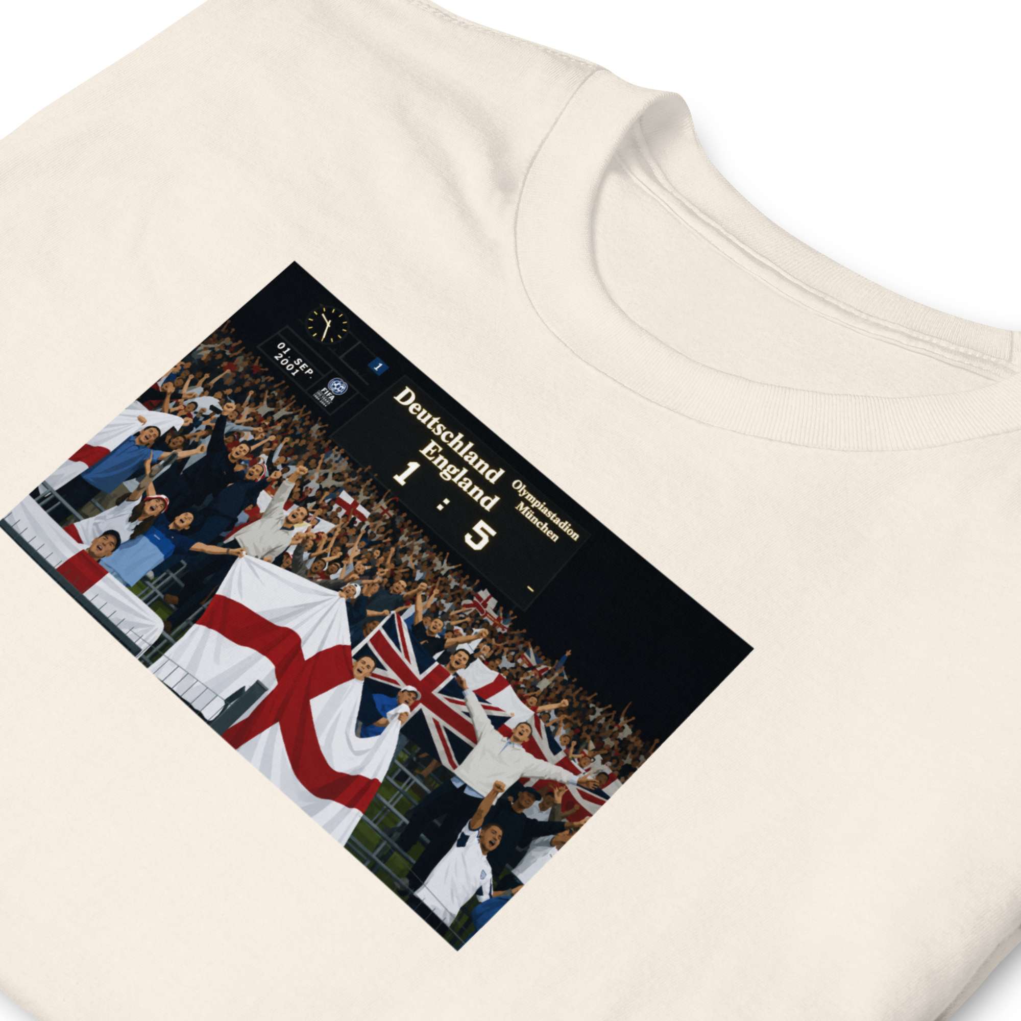 England - 5-1 vs Germany | Printed Club Classic T-Shirt