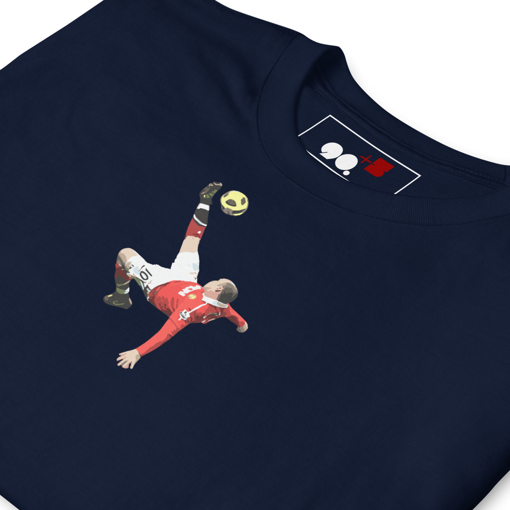 Manchester United - Rooney Overhead vs City | Printed Club Classic T-Shirt