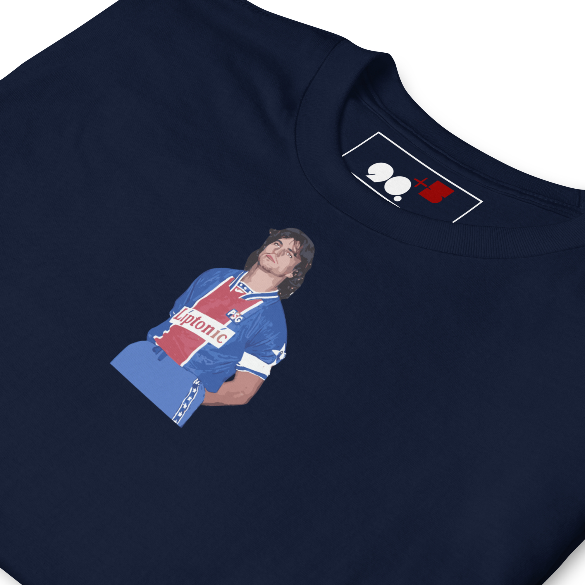 PSG - Ginola | Printed Club Classic T-Shirt