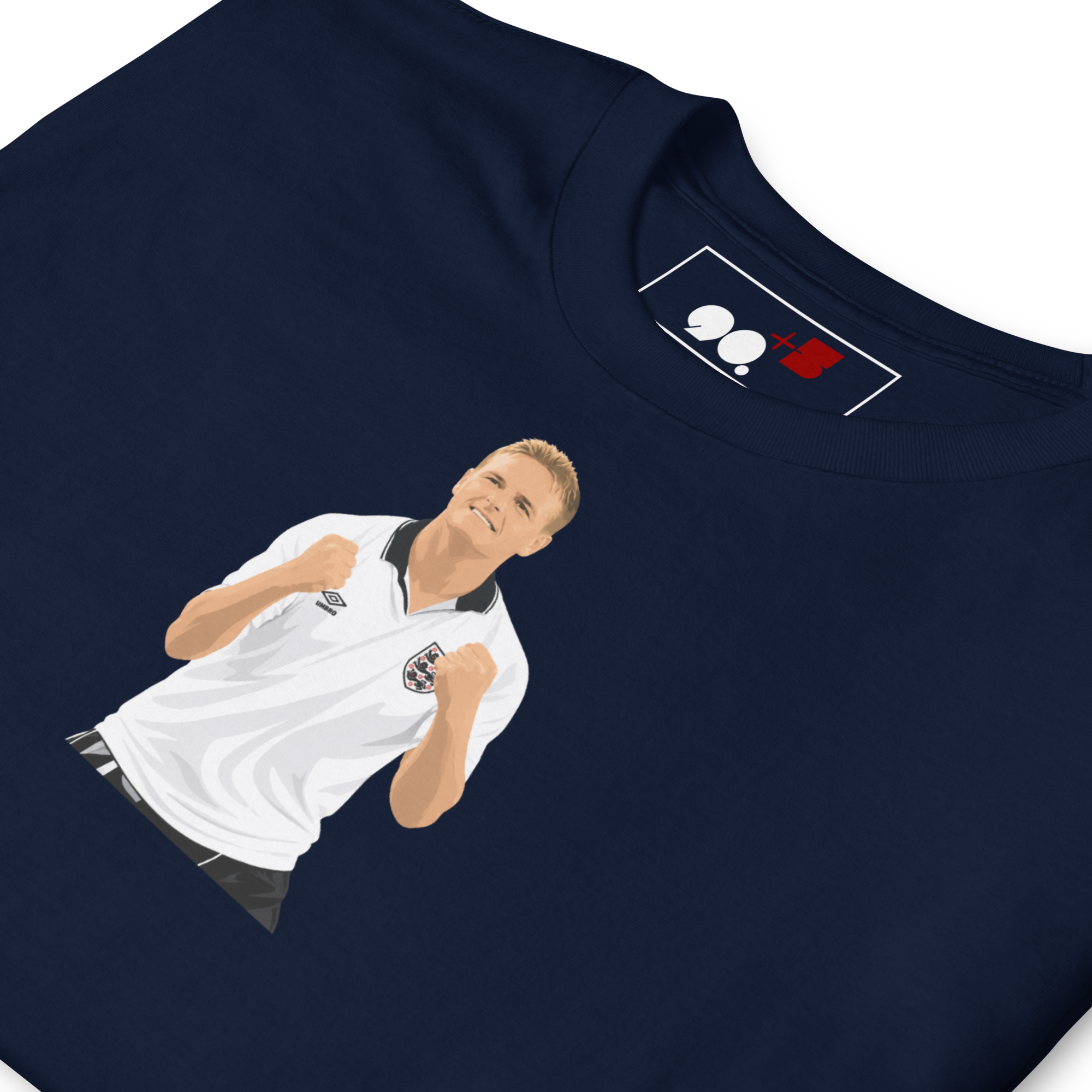 England - Gazza | Printed Club Classic T-Shirt