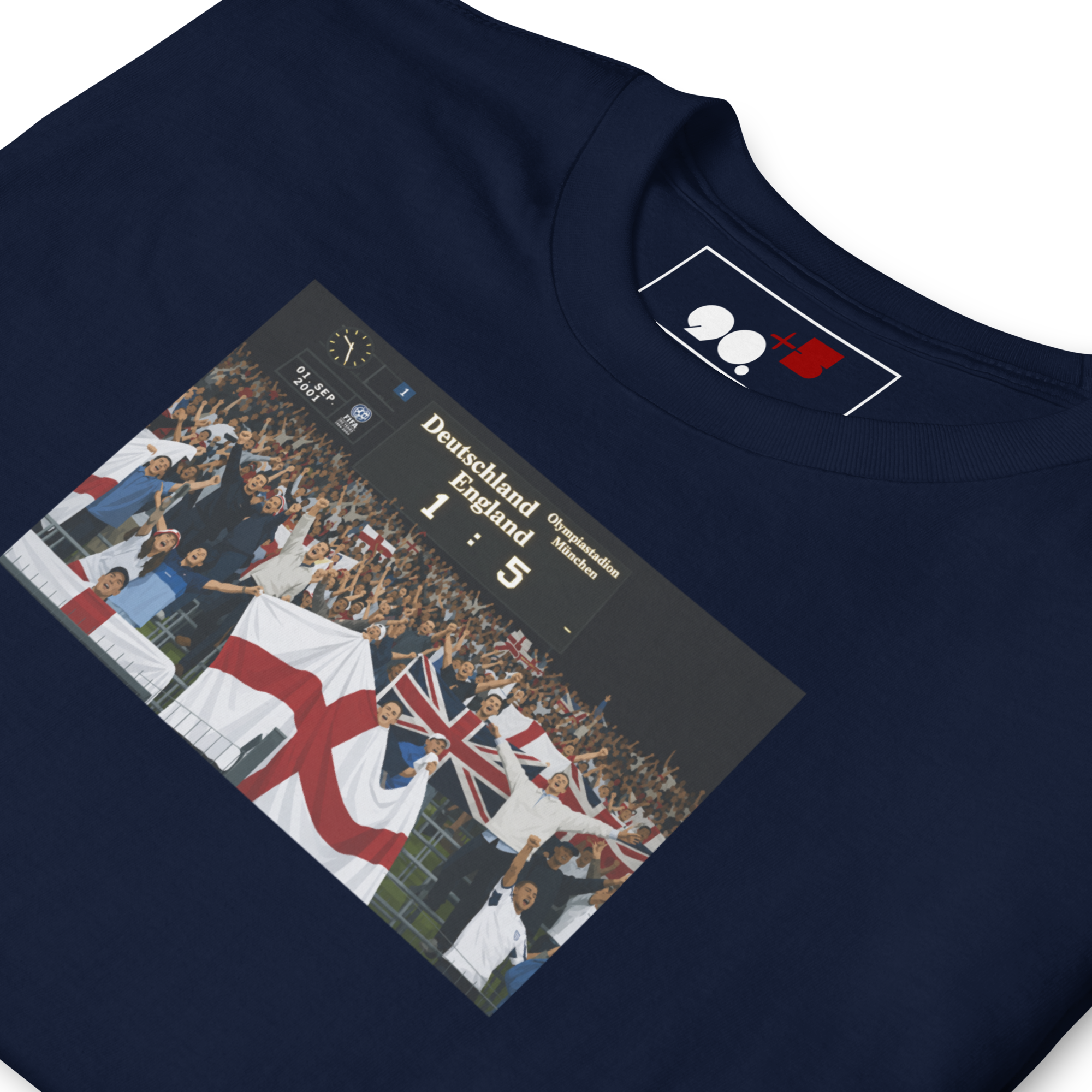 England - 5-1 vs Germany | Printed Club Classic T-Shirt