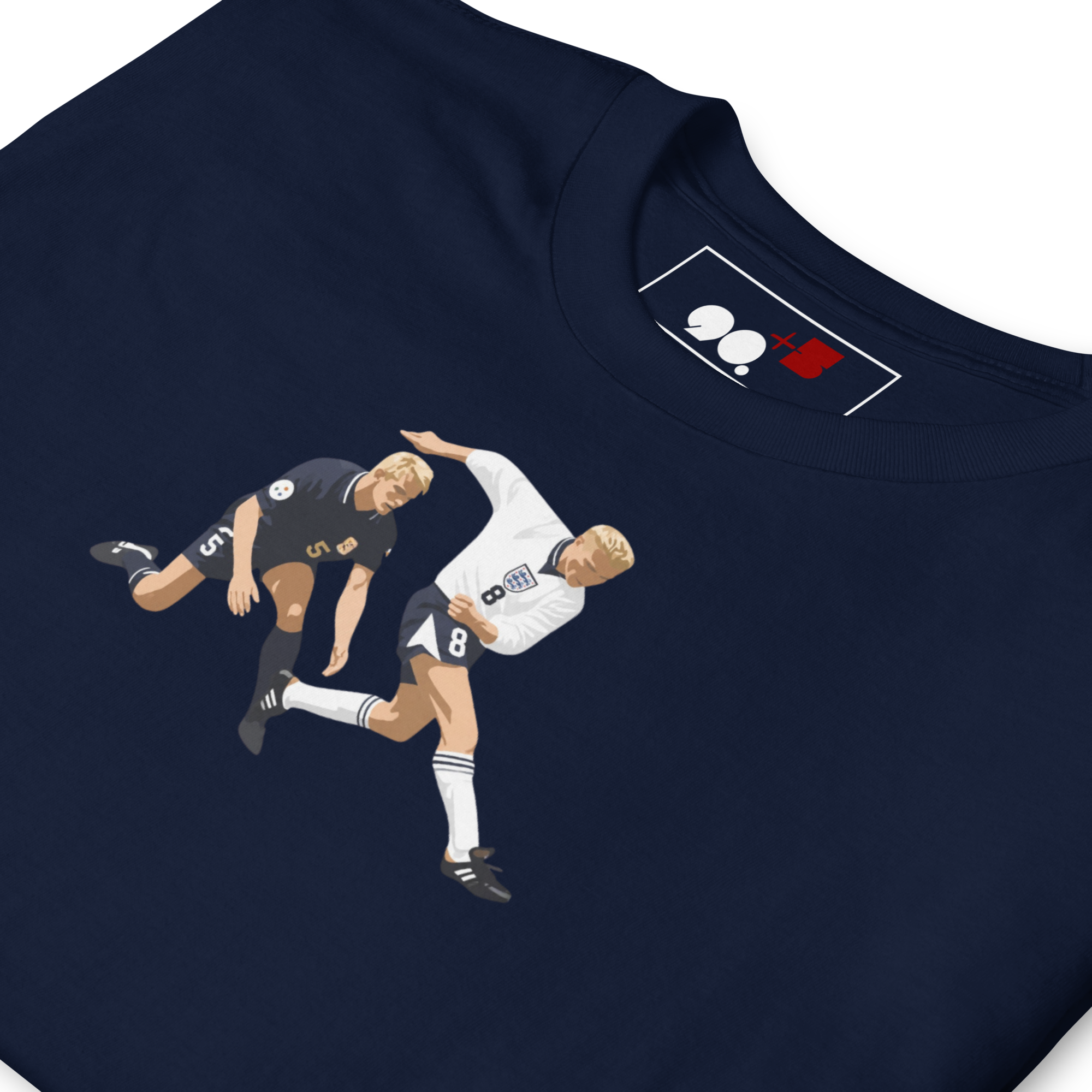 England - Gazza vs Scotland | Printed Club Classic T-Shirt