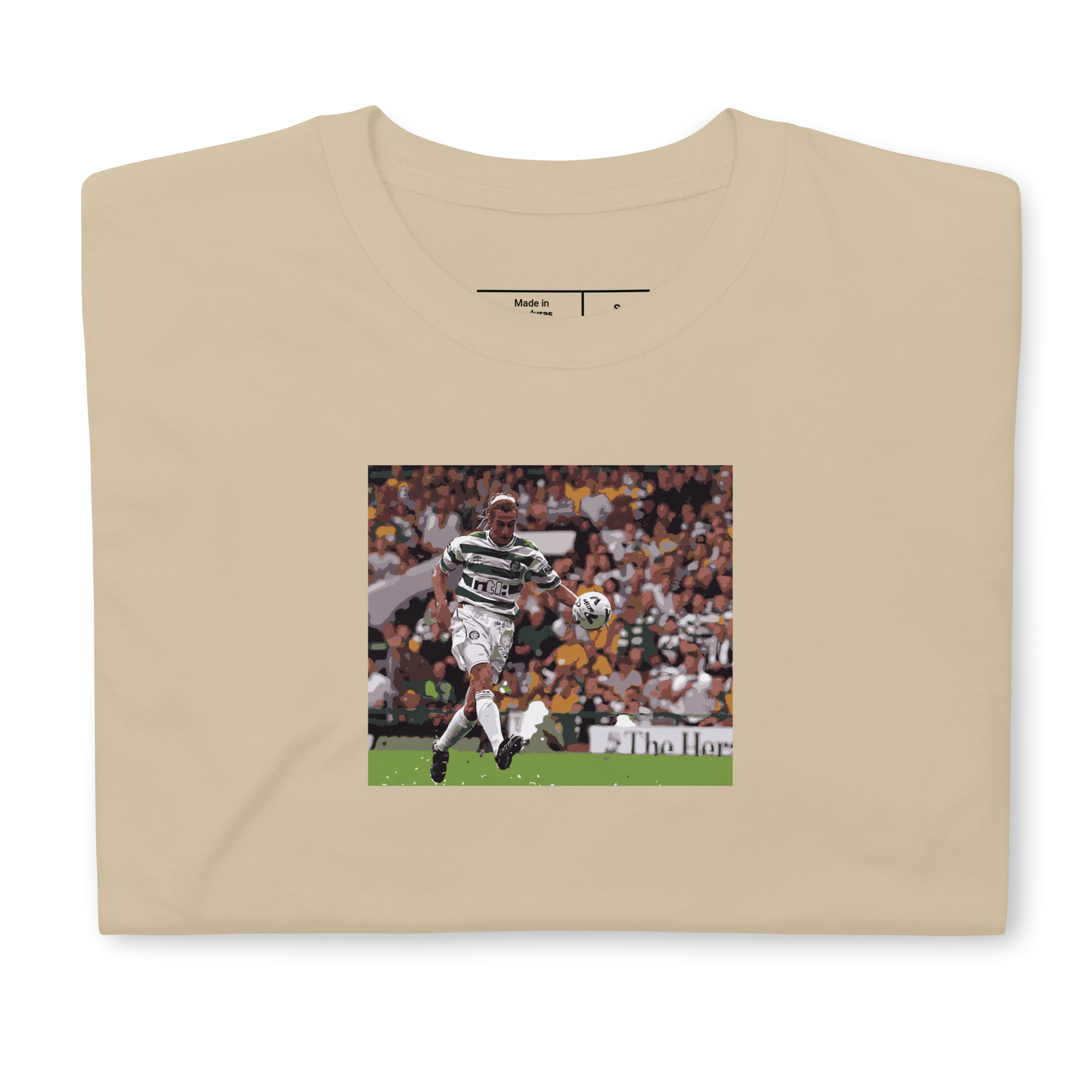 Celtic - Larsson Chip vs Rangers | Printed Club Classic T-Shirt