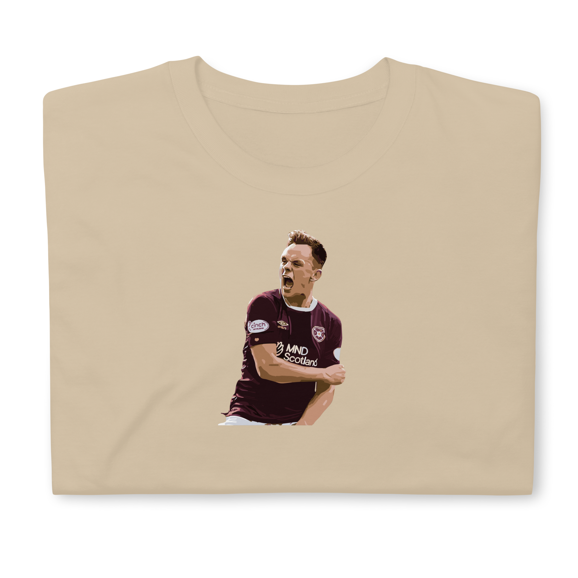 Heart Of Midlothian - Shankland | Printed Club Classic T-Shirt