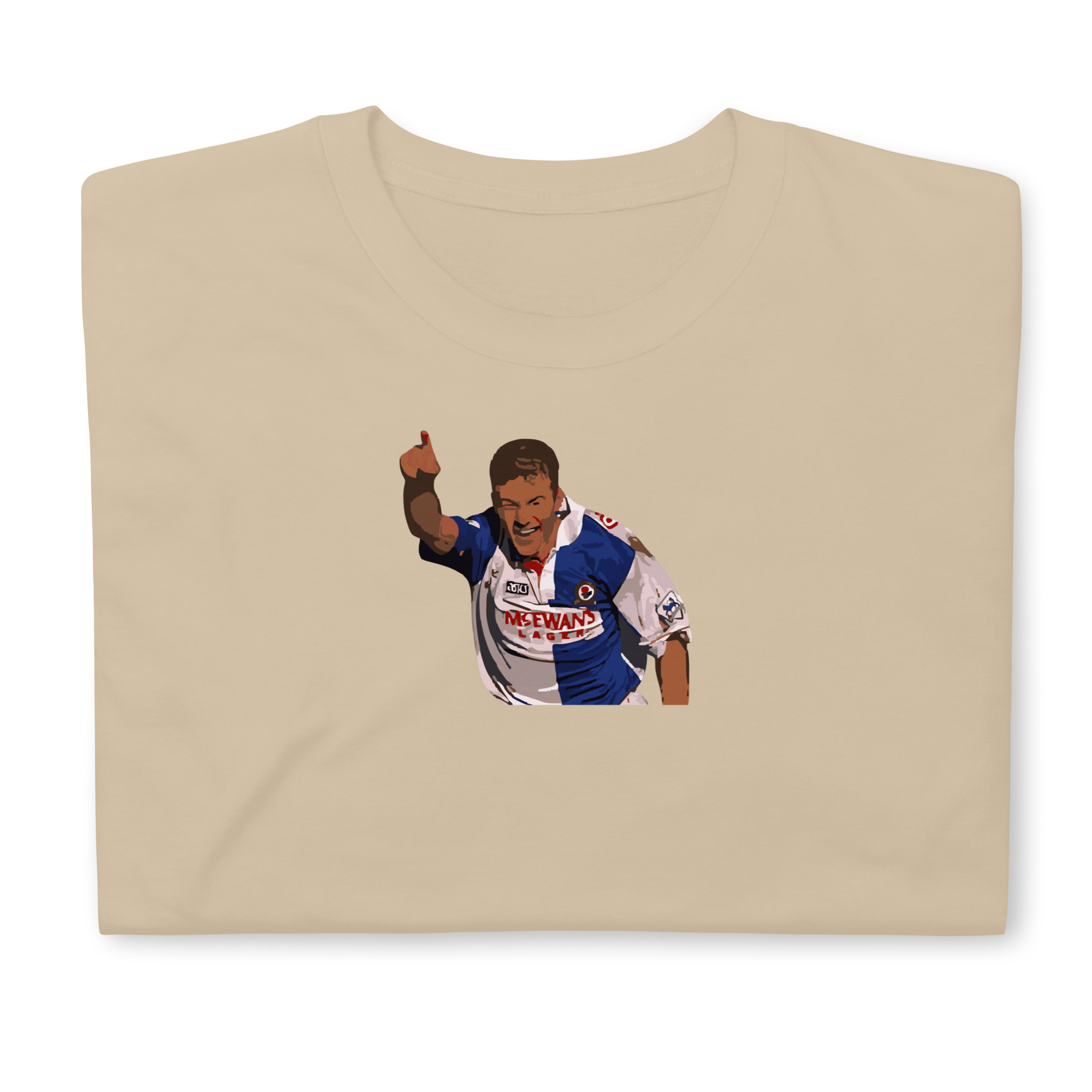 Blackburn Rovers - Shearer | Printed Club Classic T-Shirt