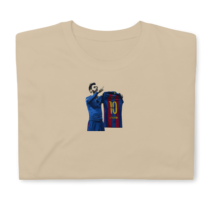 Barcelona - Messi Celebration vs Real Madrid | Printed Club Classic T-Shirt