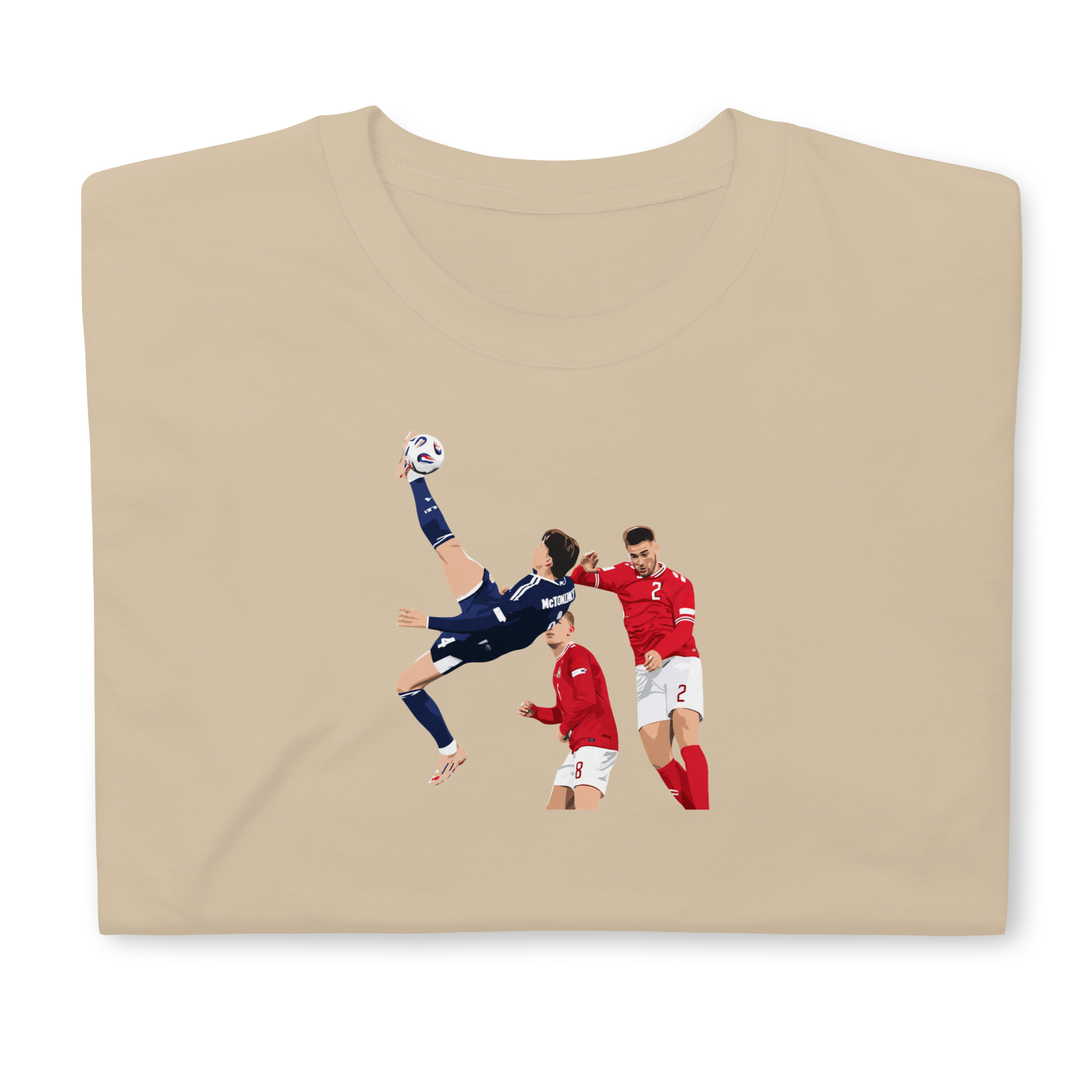 Scotland - McTominay vs Denmark | Printed Club Classic T-Shirt