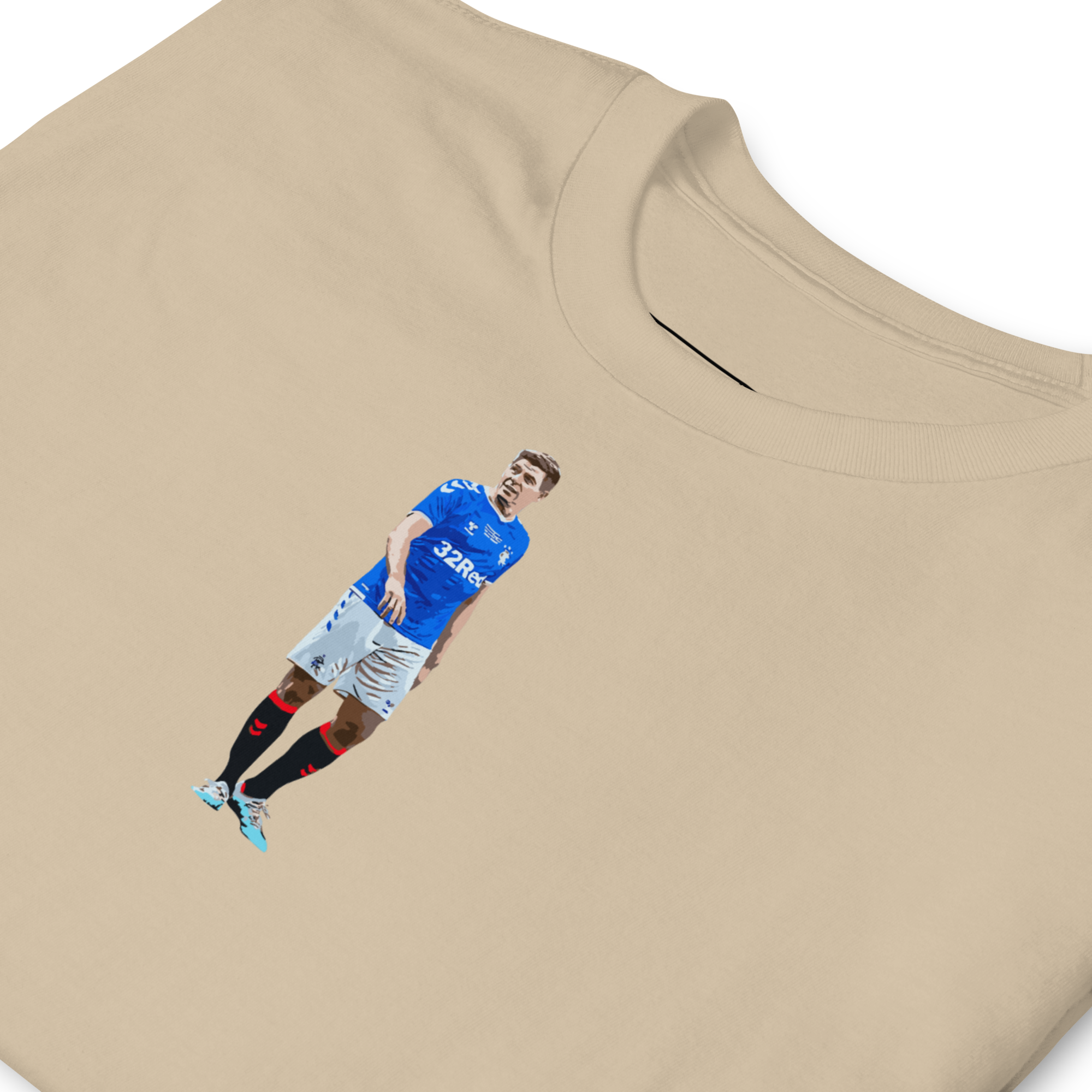 Rangers FC - Gerrard | Printed Club Classic T-Shirt