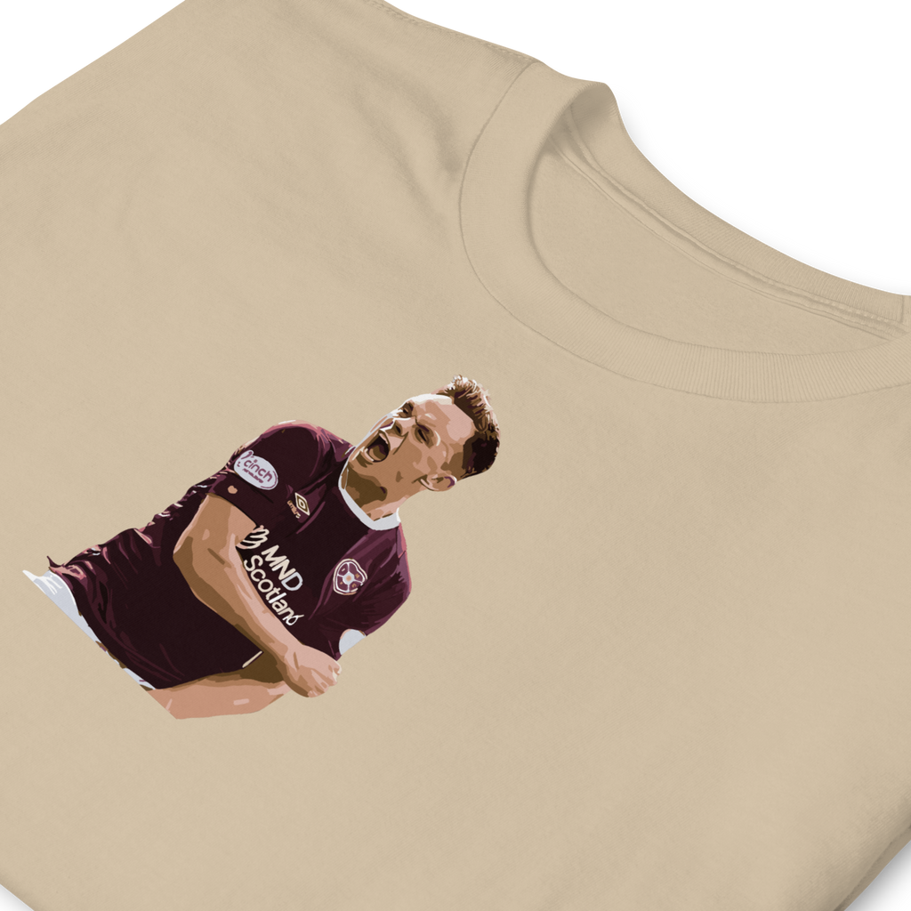 Heart Of Midlothian - Shankland | Printed Club Classic T-Shirt