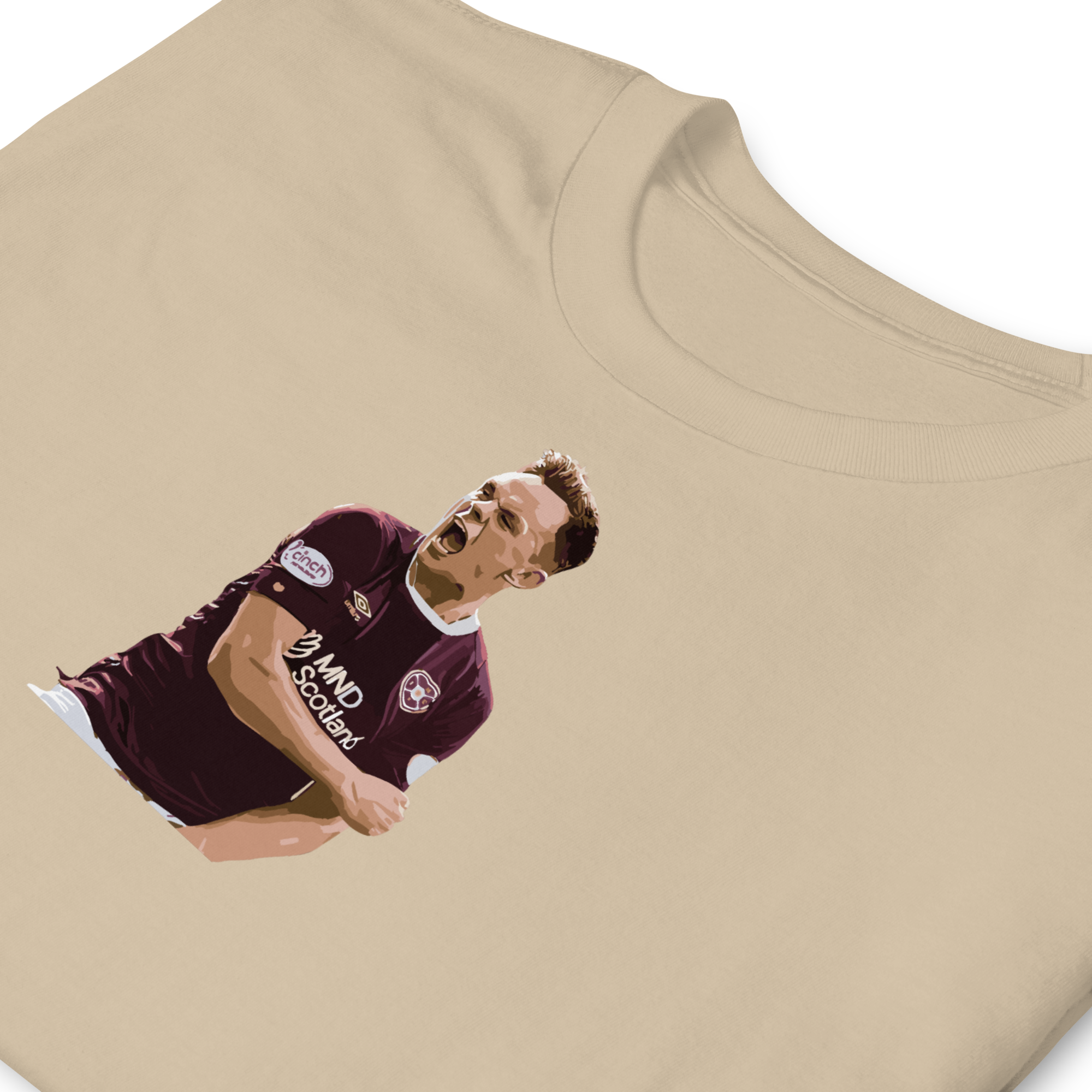 Heart Of Midlothian - Shankland | Printed Club Classic T-Shirt