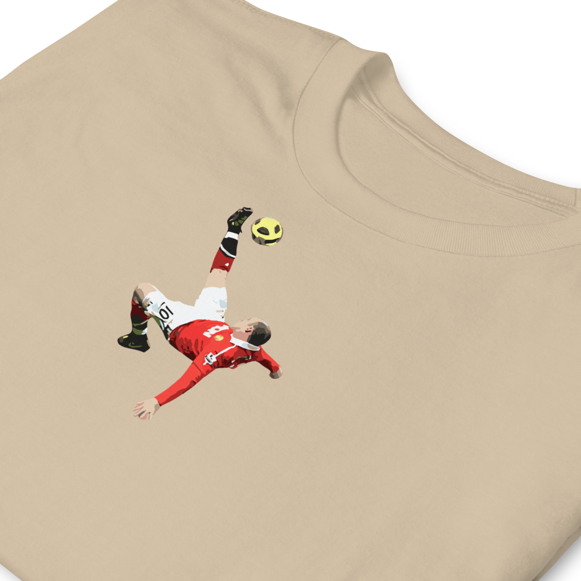 Manchester United - Rooney Overhead vs City | Printed Club Classic T-Shirt