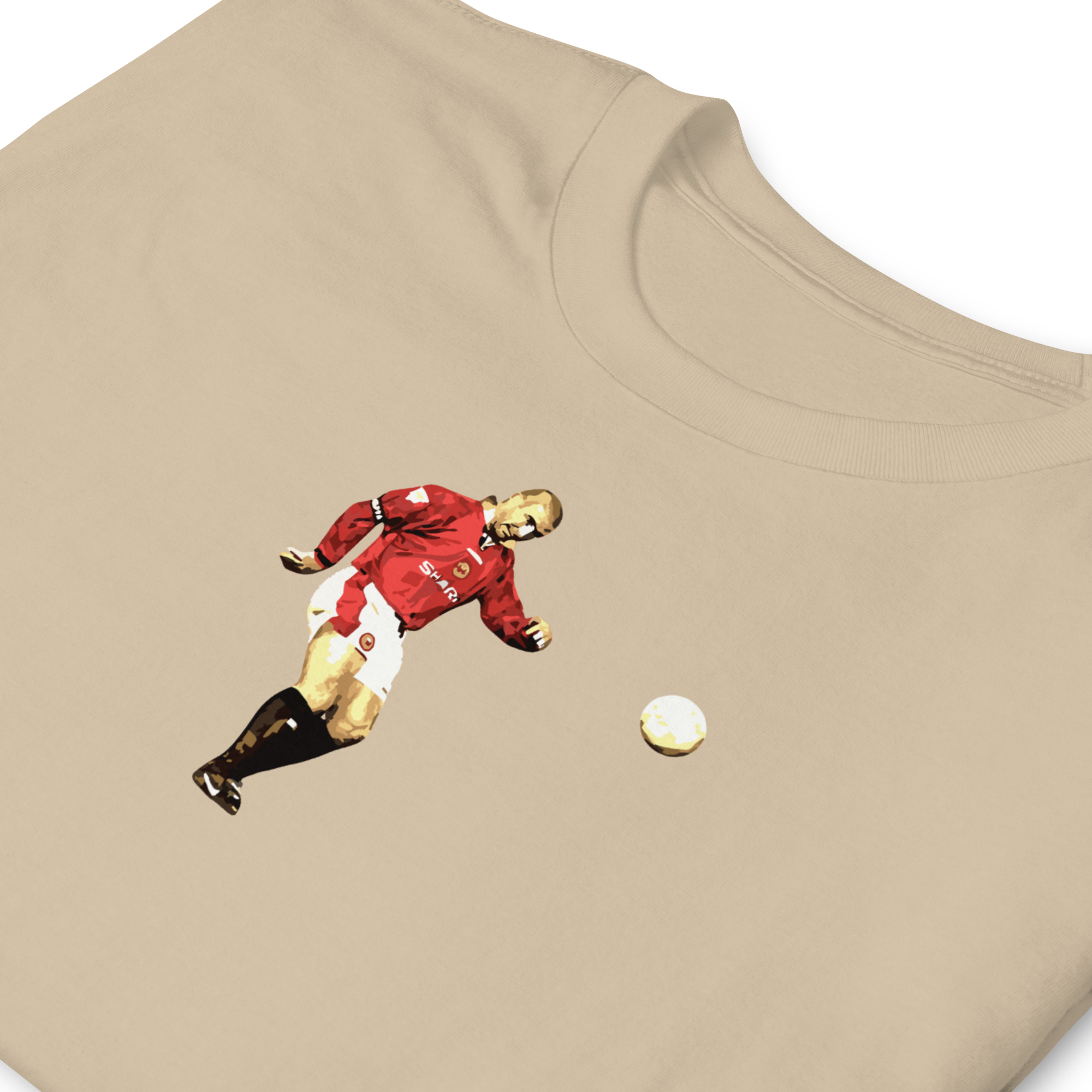 Manchester United - Cantona Chip vs Sunderland | Printed Club Classic T-Shirt