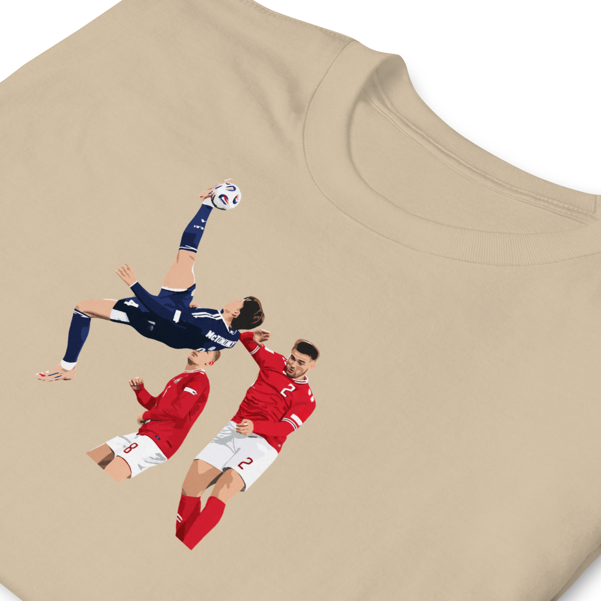 Scotland - McTominay vs Denmark | Printed Club Classic T-Shirt