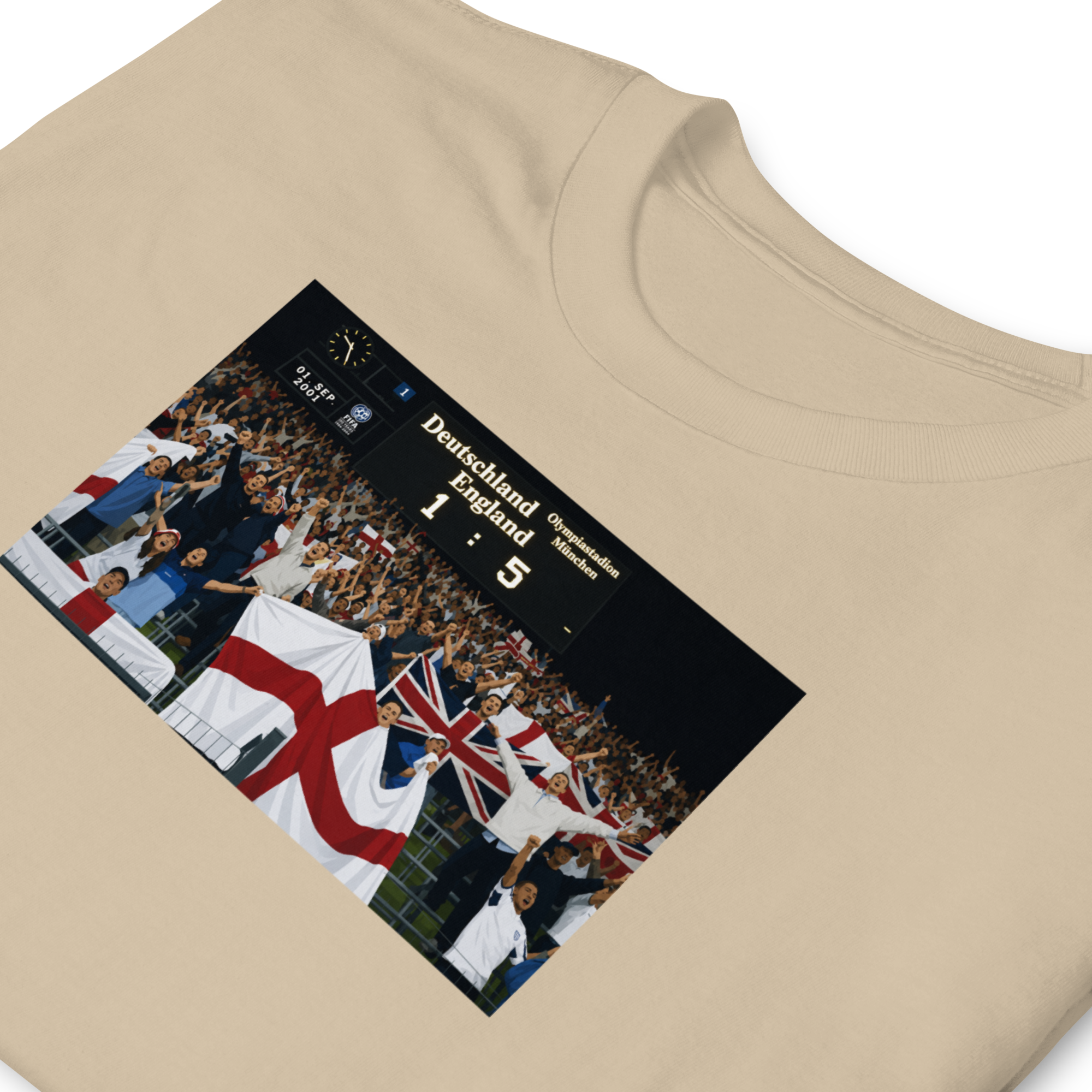 England - 5-1 vs Germany | Printed Club Classic T-Shirt