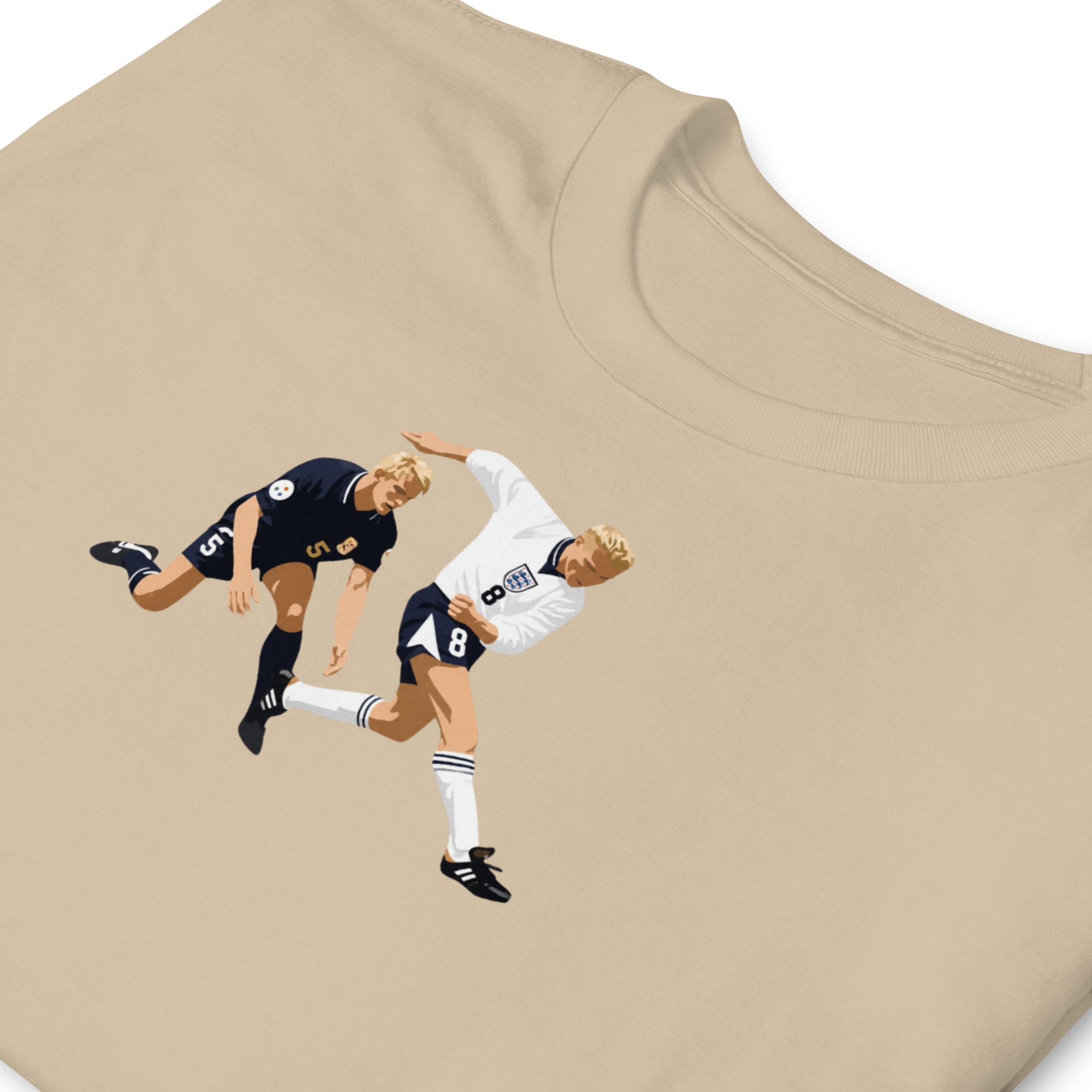 England - Gazza vs Scotland | Printed Club Classic T-Shirt