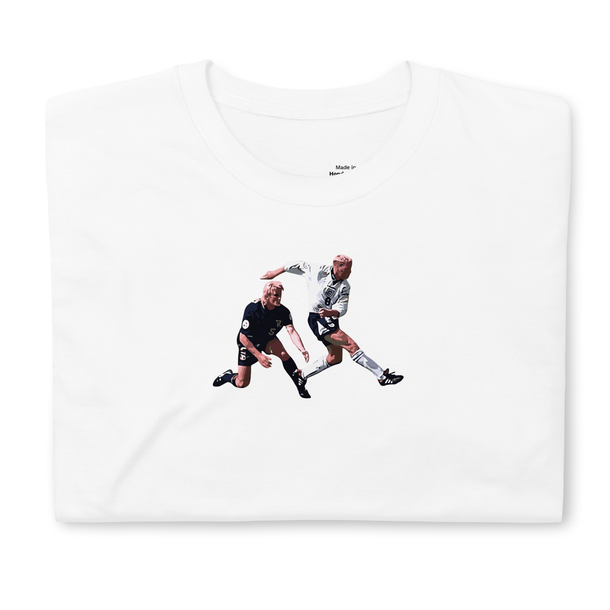England - Gazza vs Scotland | Printed Club Classic T-Shirt