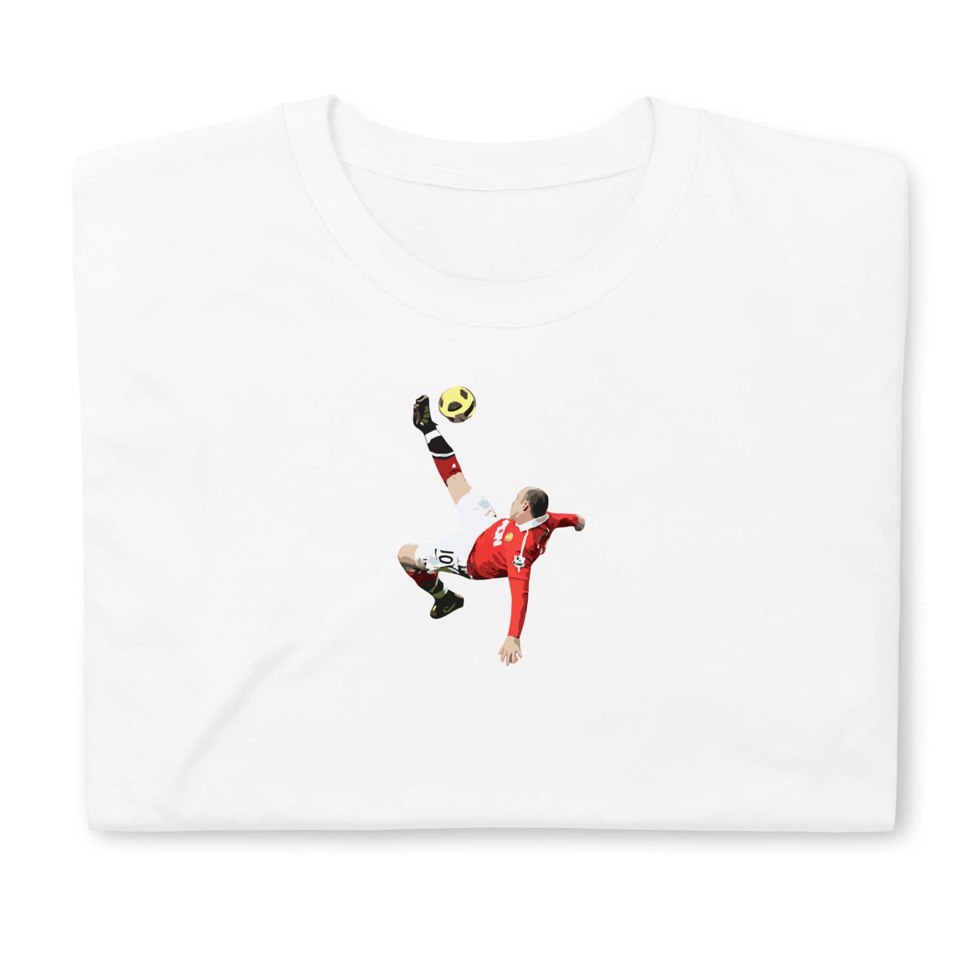 Manchester United - Rooney Overhead vs City | Printed Club Classic T-Shirt