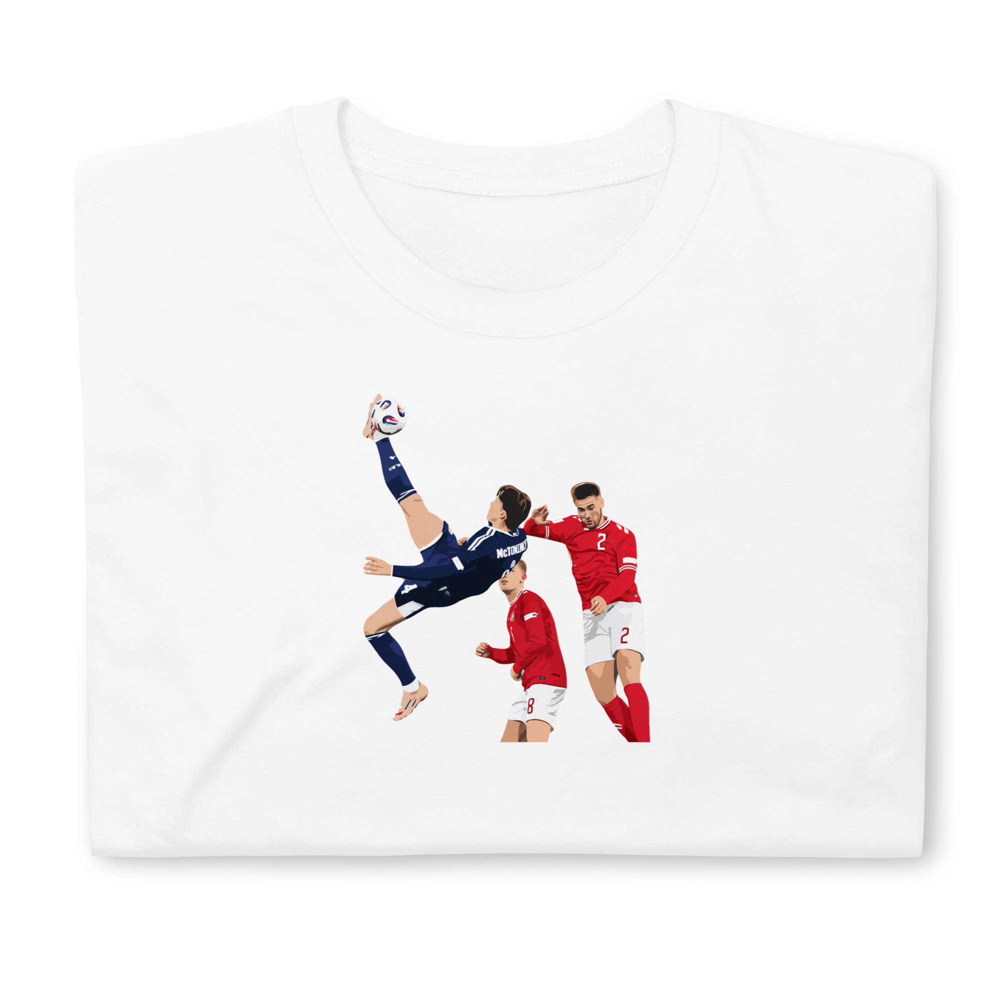 Scotland - McTominay vs Denmark | Printed Club Classic T-Shirt