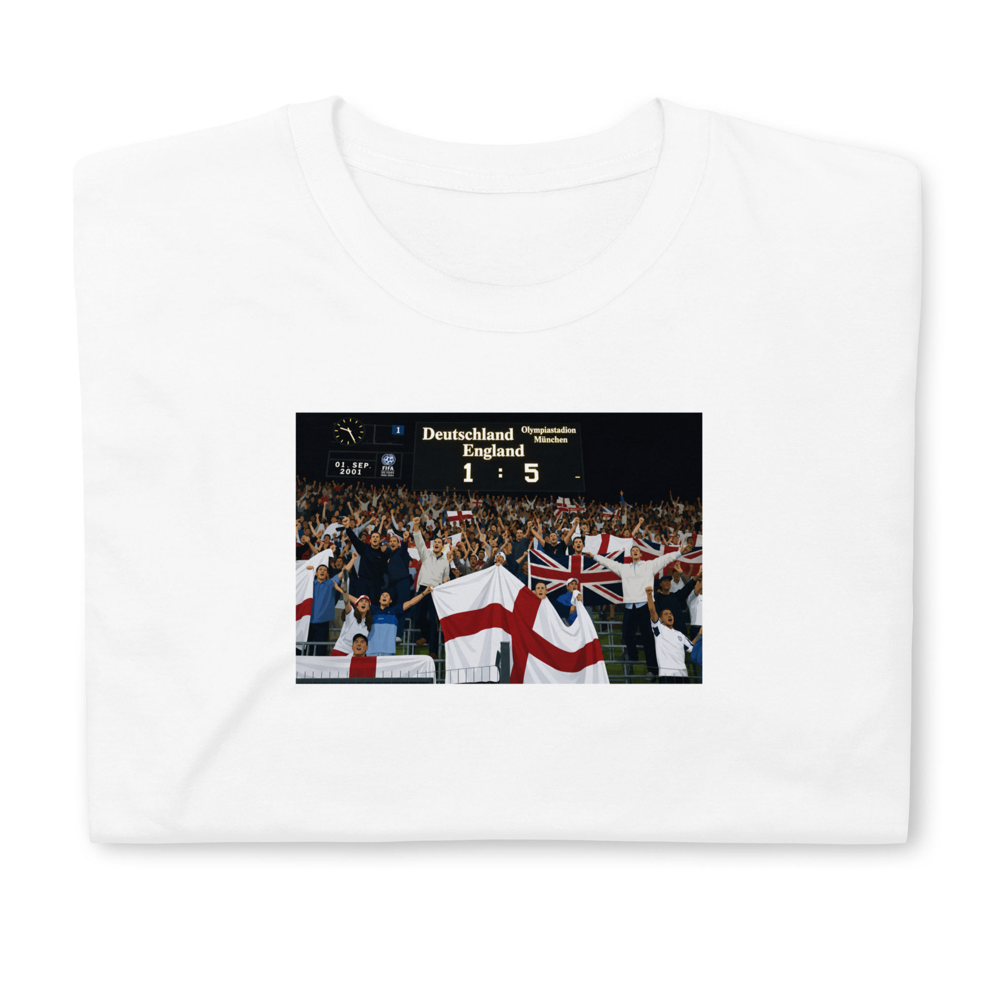 England - 5-1 vs Germany | Printed Club Classic T-Shirt
