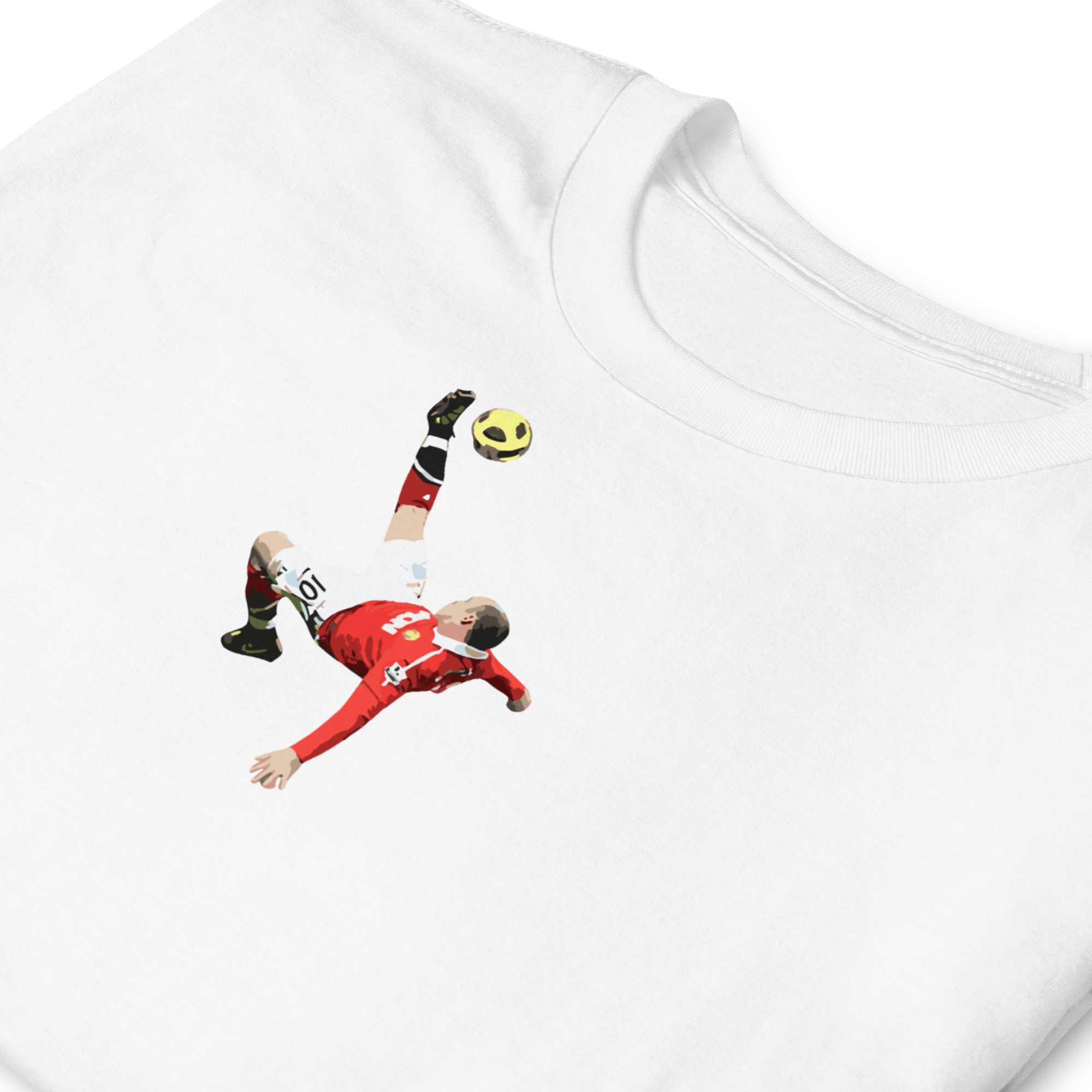 Manchester United - Rooney Overhead vs City | Printed Club Classic T-Shirt