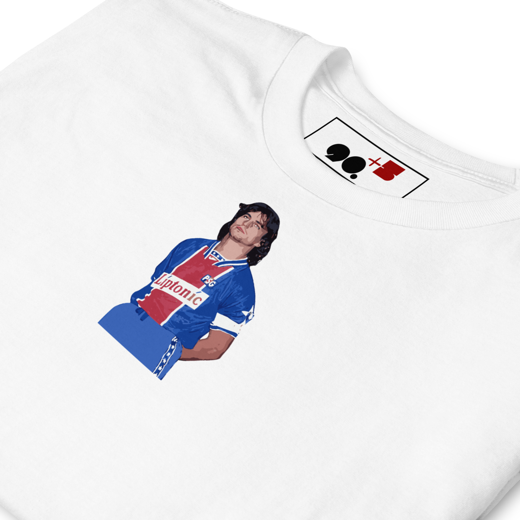 PSG - Ginola | Printed Club Classic T-Shirt