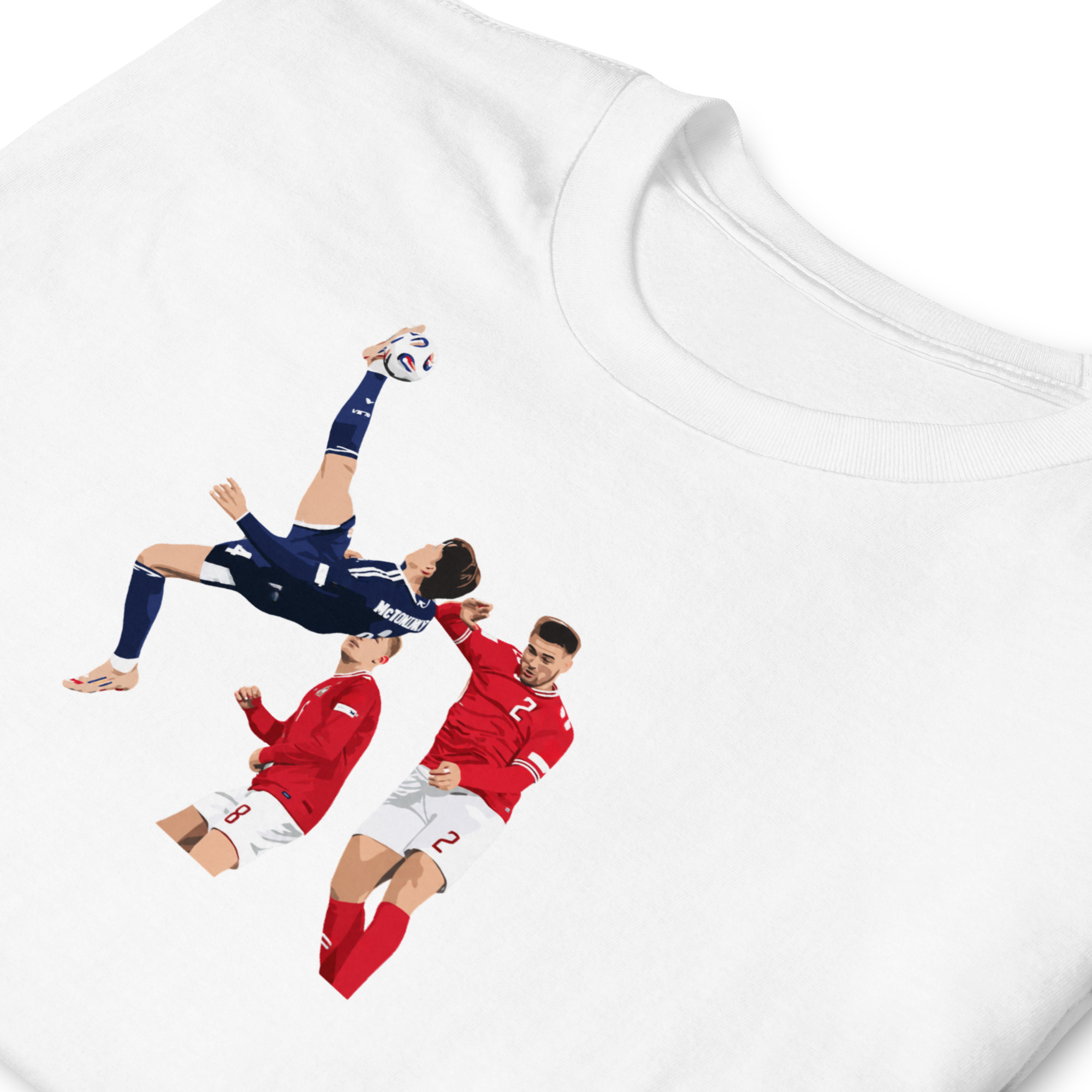 Scotland - McTominay vs Denmark | Printed Club Classic T-Shirt