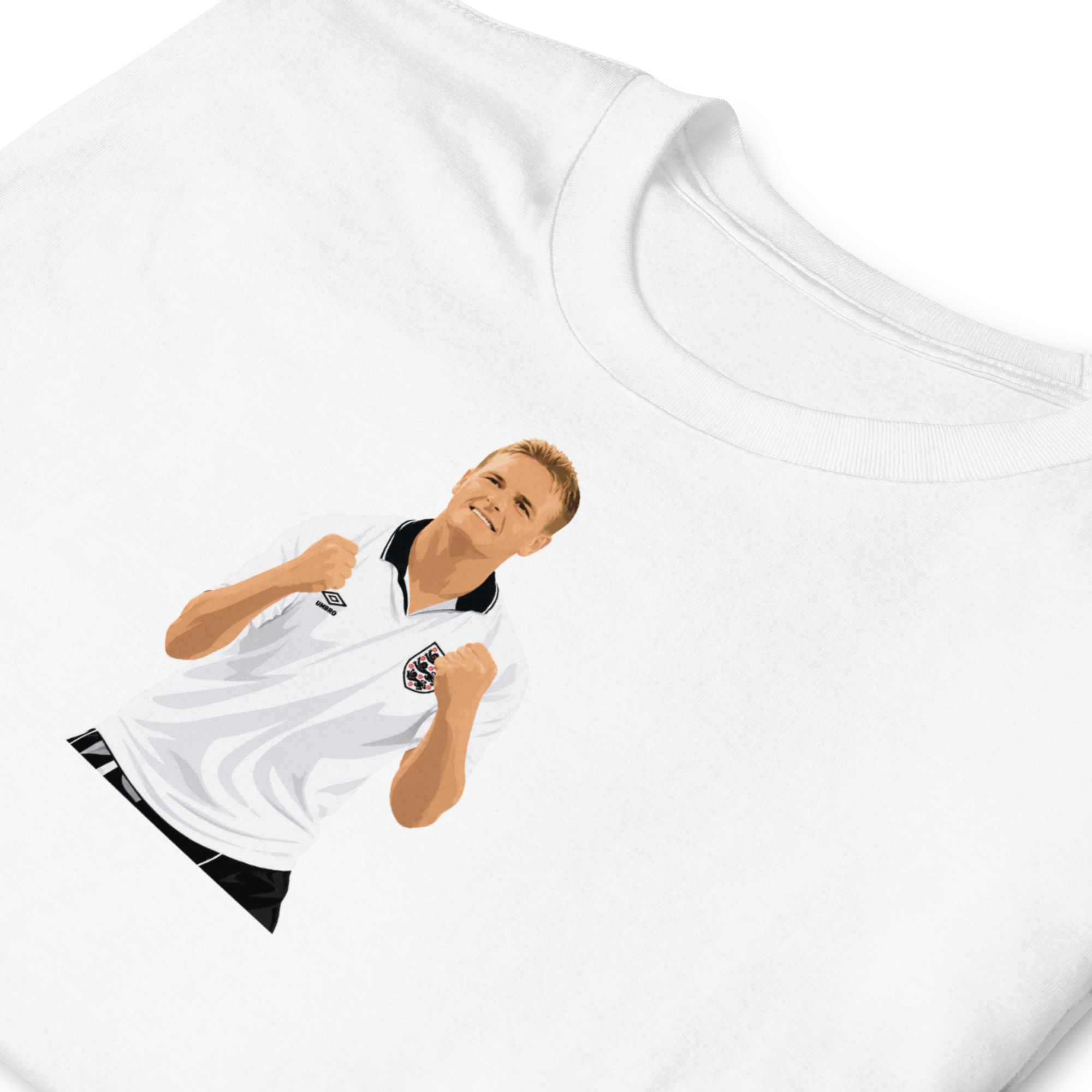 England - Gazza | Printed Club Classic T-Shirt